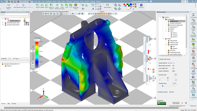 Enhanced build simulation capabilities provide designers with clear, immediate feedback on their design decisions.